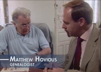 With Martin Sheen, on WDYTYA